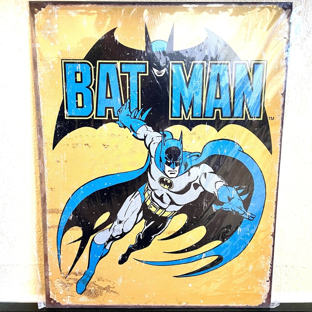 NEW Batman Metal Sign